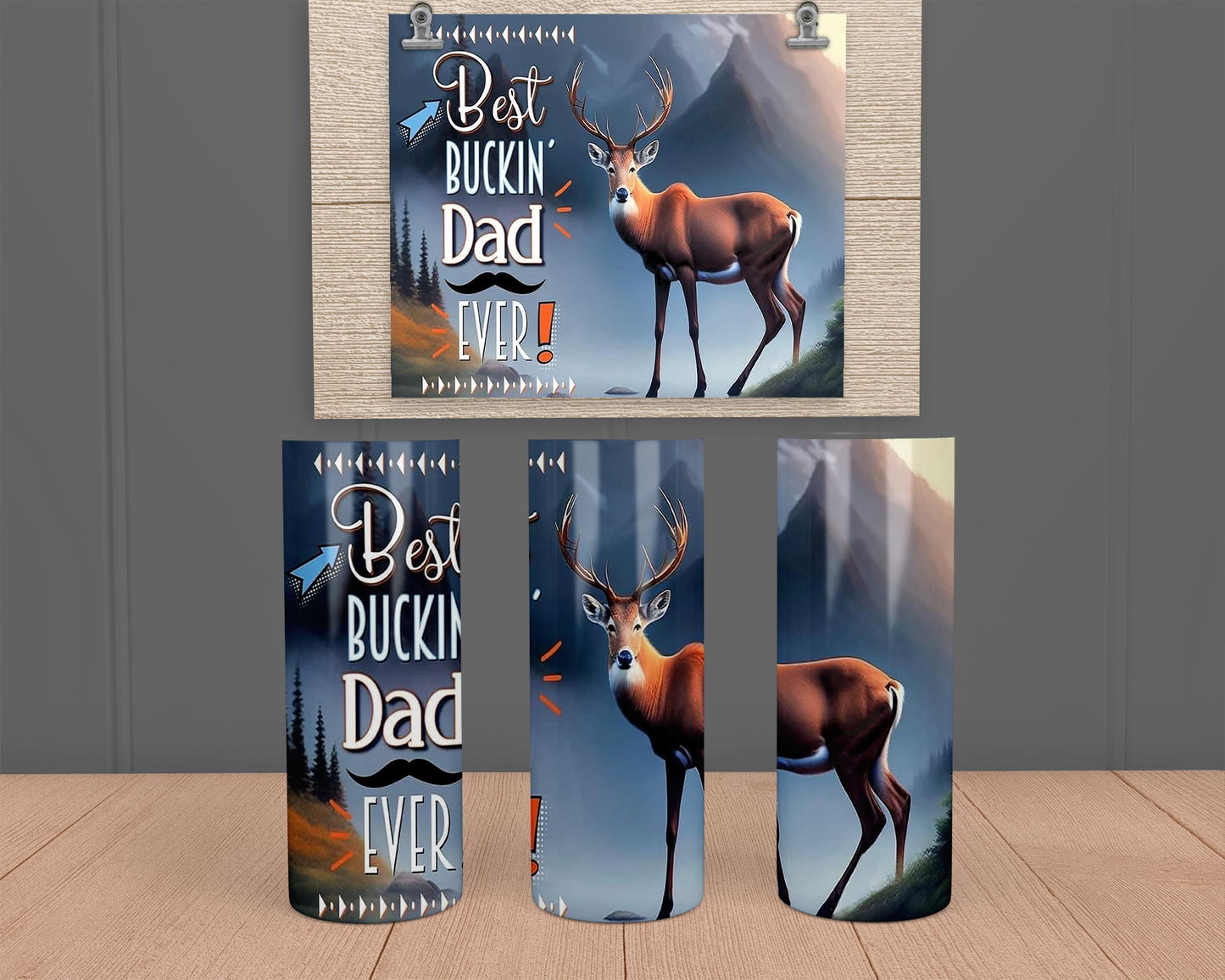 Best Bucking Dad - Stainless Steel Tumbler