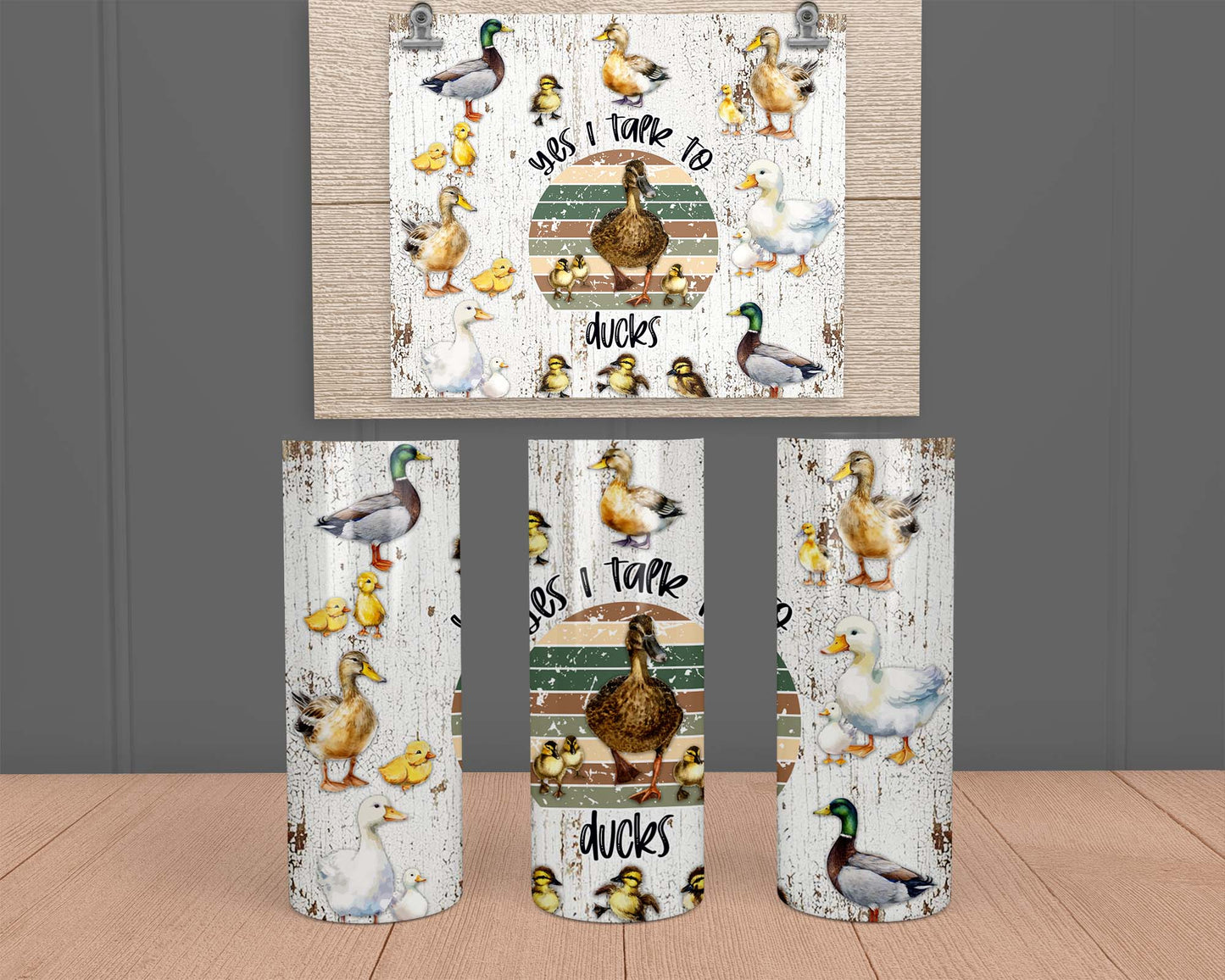 Talk To Ducks - Stainless Steel Tumbler