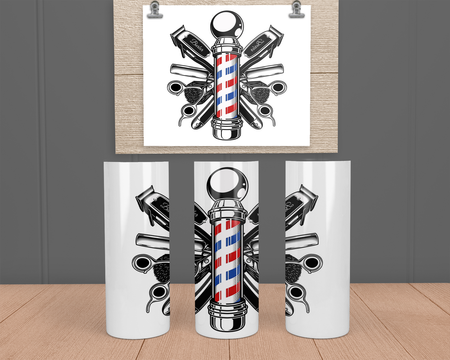 Barber- Stainless Steel Tumbler