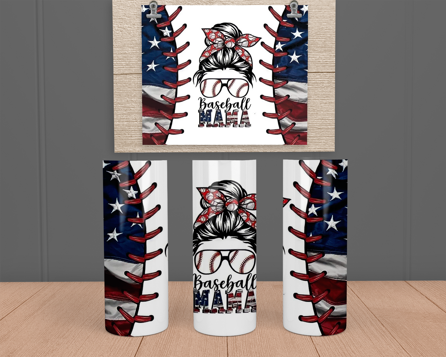 Baseball Mama - Stainless Steel Tumbler
