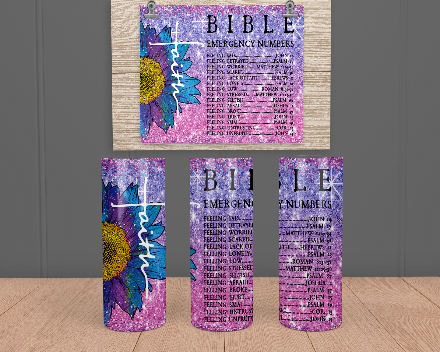 Bible Verses - Stainless Steel Tumbler
