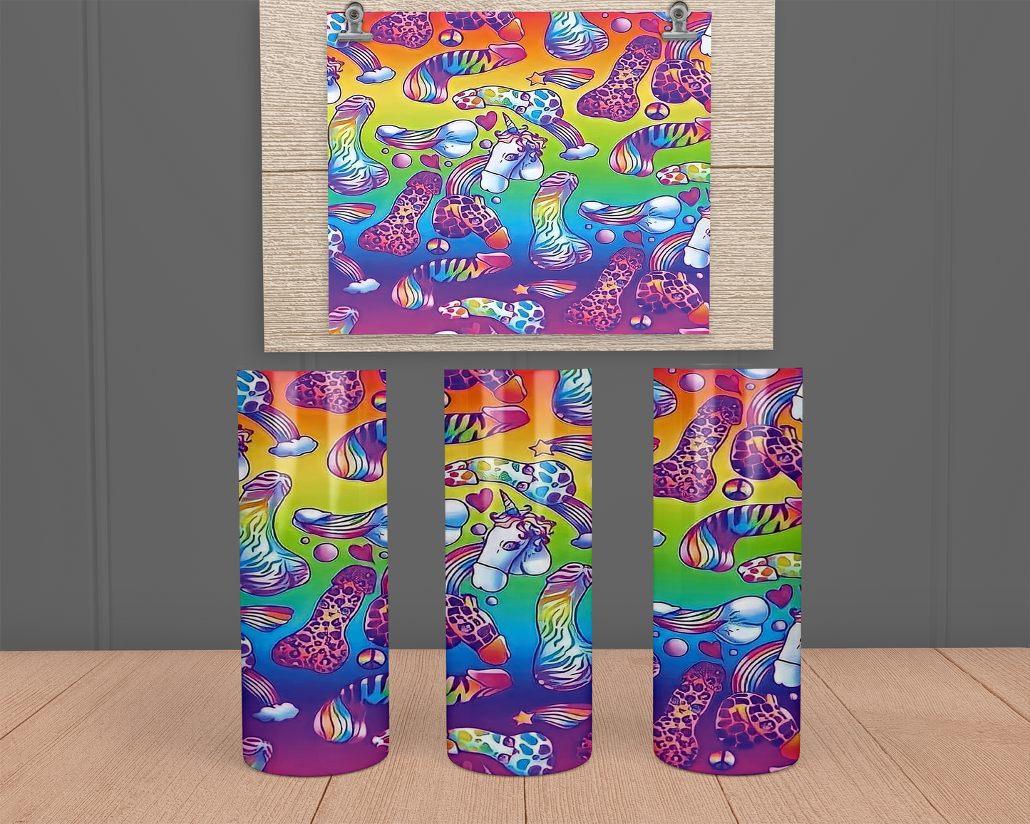 Adult Unicorn- Stainless Steel Tumbler