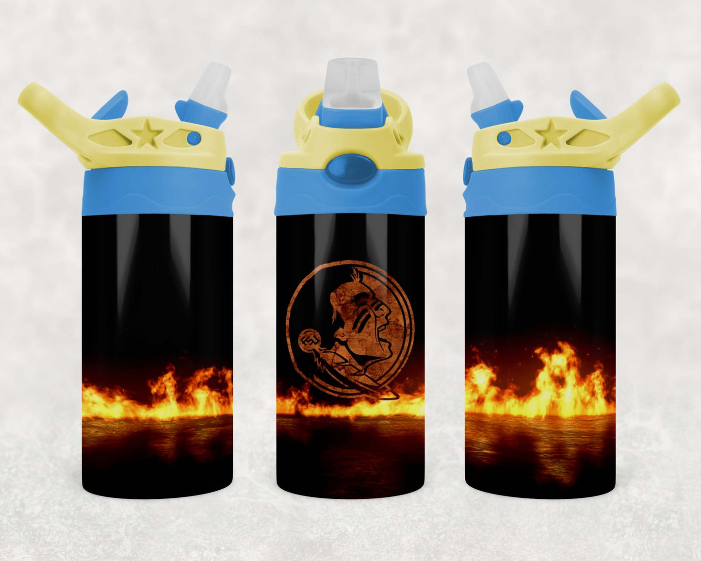 FSU - Children's Tumbler, Kid's Water Bottle, Water Bottle, Toddler, Stainless Steel Tumbler, Pop-Top