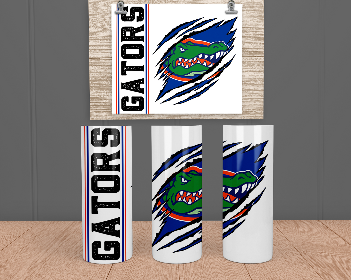Florida Gators - Ripped - Stainless Steel Tumbler