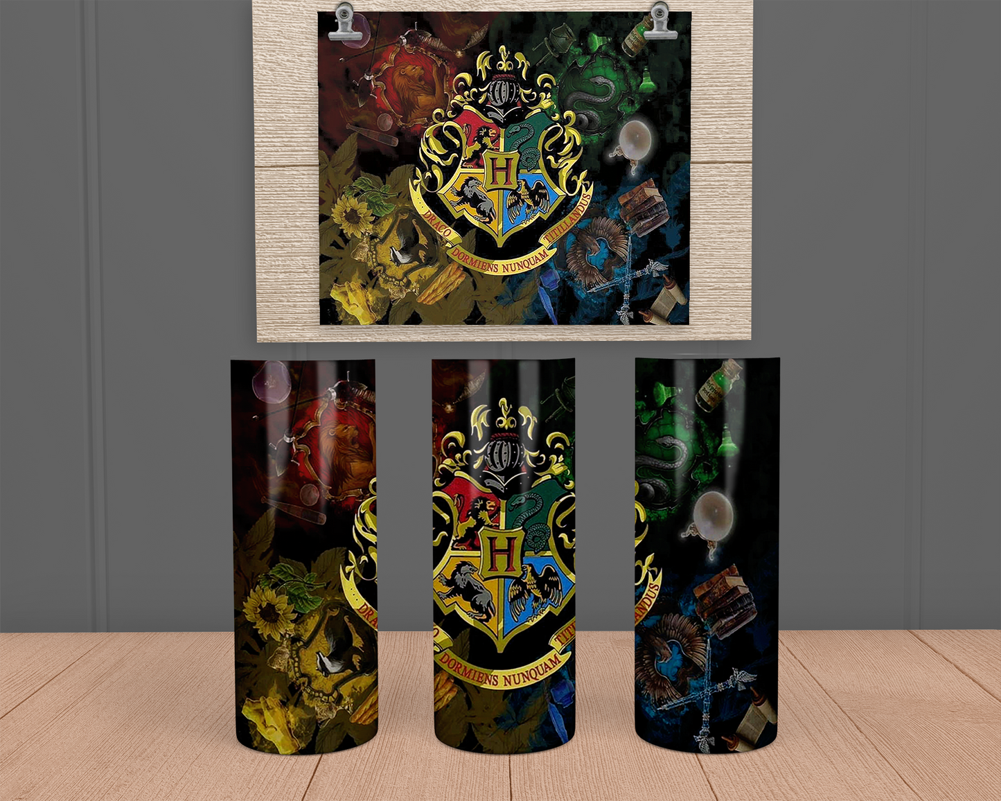 HP - All - Houses - Stainless Steel Tumbler