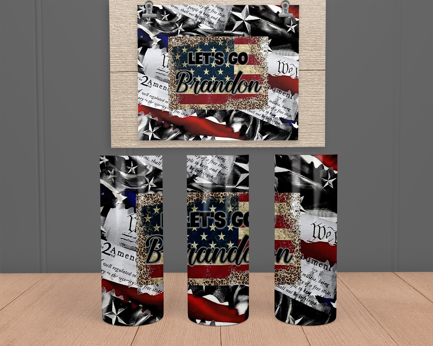 Lets go Brandon- Stainless Steel Tumbler