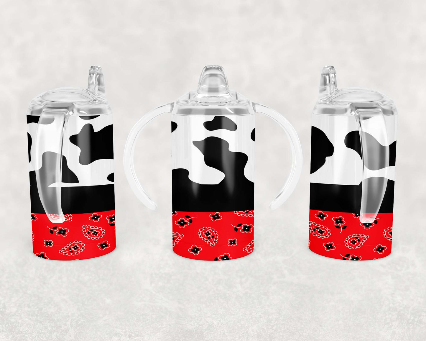 Cow Print - Sippy Cup, Children's Tumbler, Kid's Water Bottle, Water Bottle, Toddler, Stainless Steel Tumbler