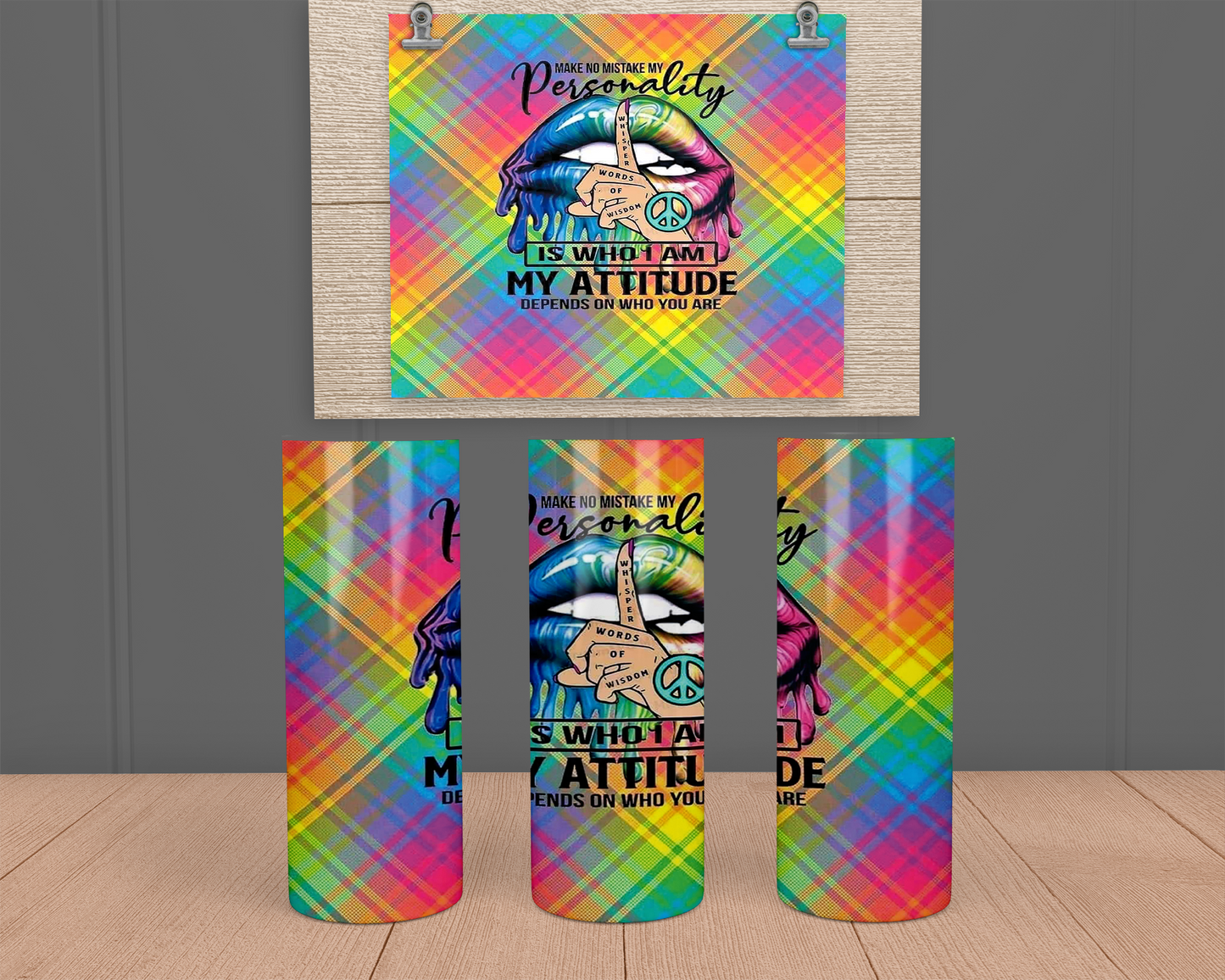 Make No mistake- Stainless Steel Tumbler