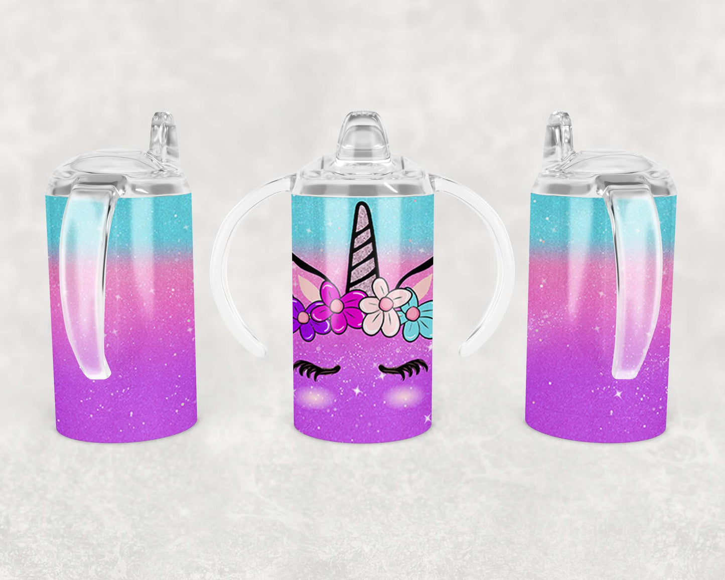 Unicorn - Original - Sippy Cup, Children's Tumbler, Kid's Water Bottle, Water Bottle, Toddler, Stainless Steel Tumbler