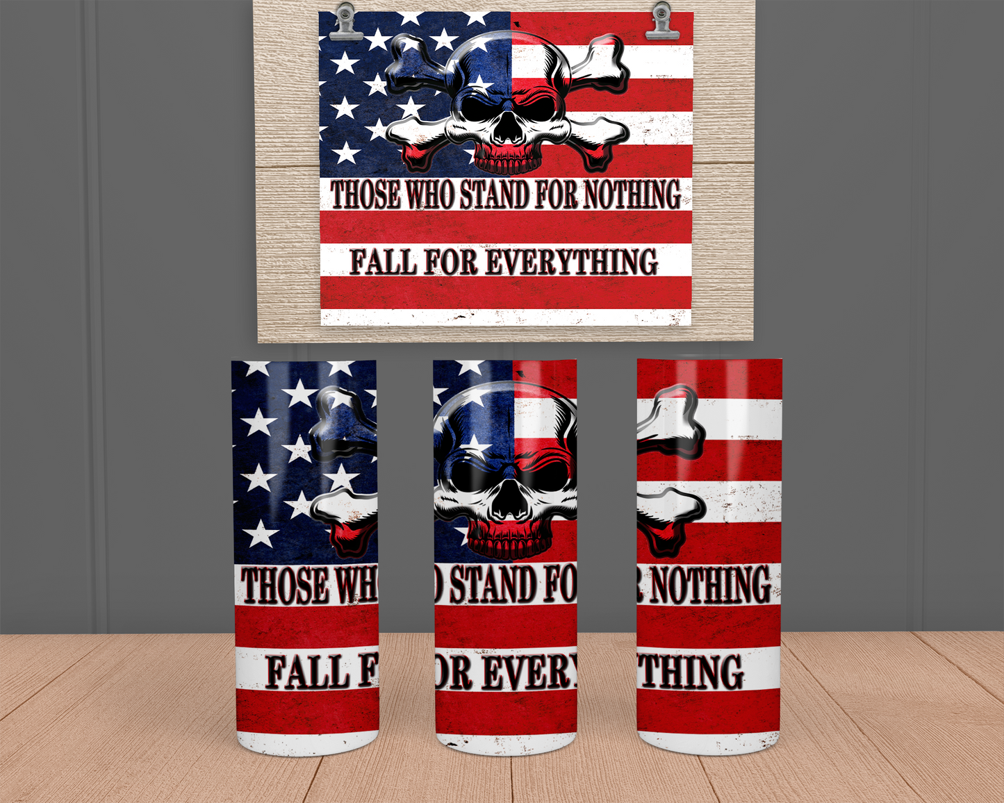 Those who stand for nothing - Stainless Steel Tumbler