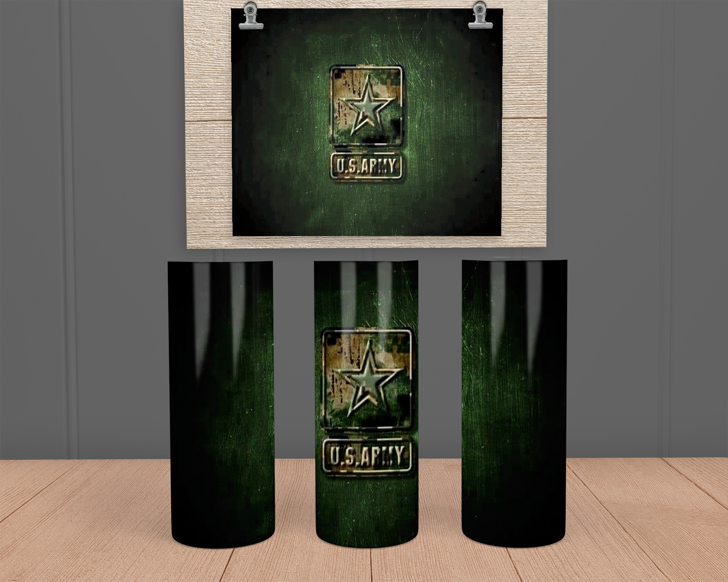 Army Camo- Stainless Steel Tumbler