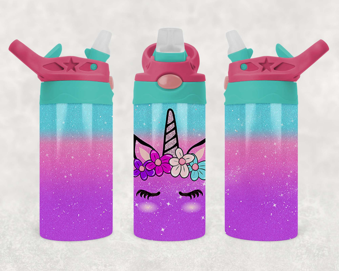 Unicorn - Original - Children's Tumbler, Kid's Water Bottle, Water Bottle, Toddler, Stainless Steel Tumbler, Pop-Top