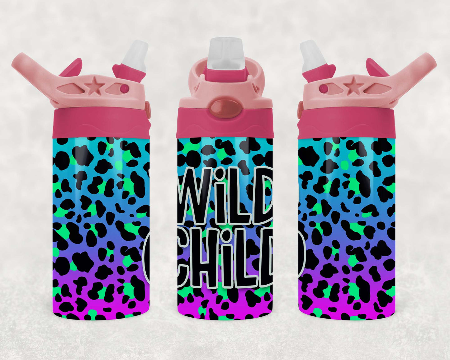 Wild Child - Children's Tumbler, Kid's Water Bottle, Water Bottle, Toddler, Stainless Steel Tumbler, Pop-Top