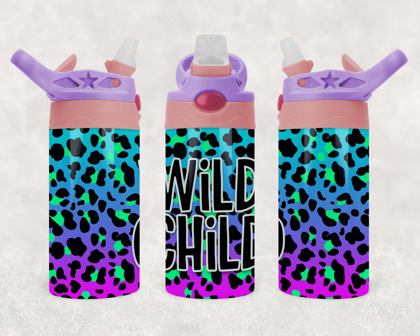 Wild Child - Children's Tumbler, Kid's Water Bottle, Water Bottle, Toddler, Stainless Steel Tumbler, Pop-Top