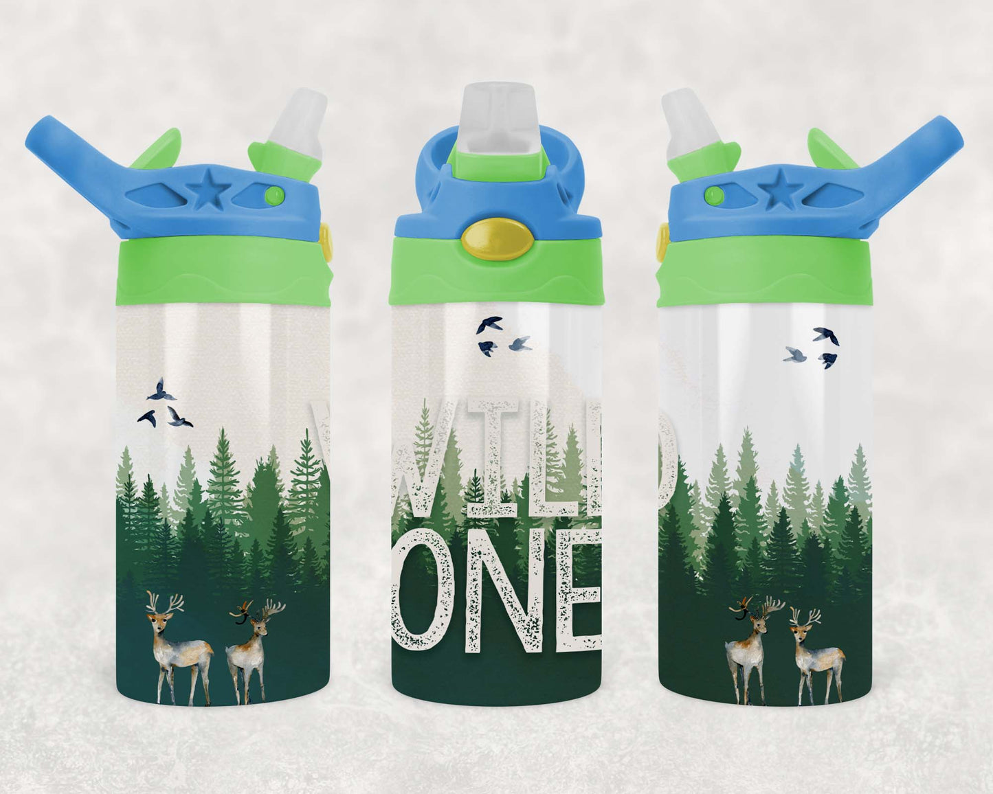 Wild One - Children's Tumbler, Kid's Water Bottle, Water Bottle, Toddler, Stainless Steel Tumbler, Pop-Top