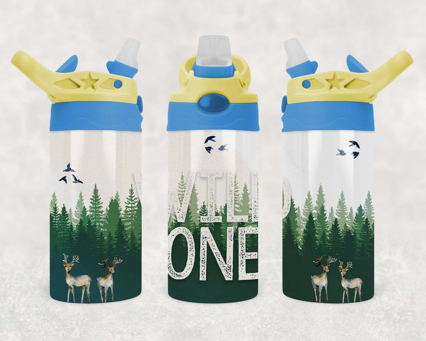 Wild One - Children's Tumbler, Kid's Water Bottle, Water Bottle, Toddler, Stainless Steel Tumbler, Pop-Top