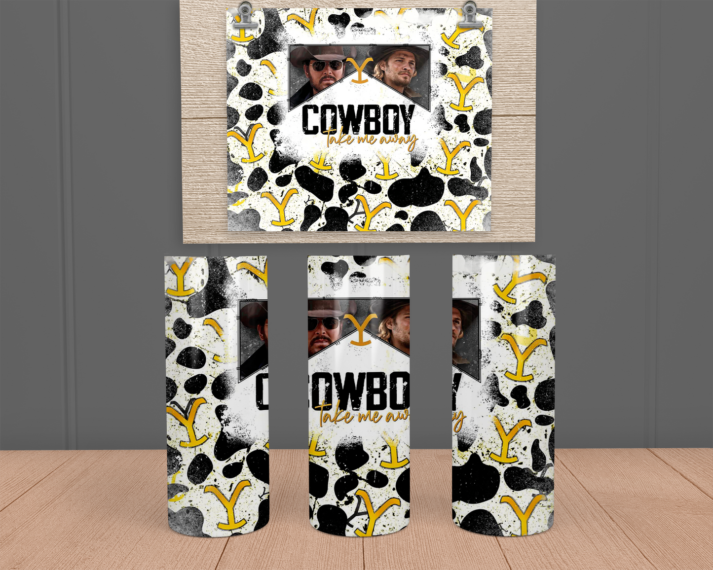 Yellow Stone Cowboys - Stainless Steel Tumbler
