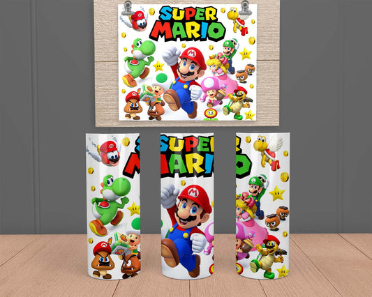 Mario and gang - Stainless Steel Tumbler