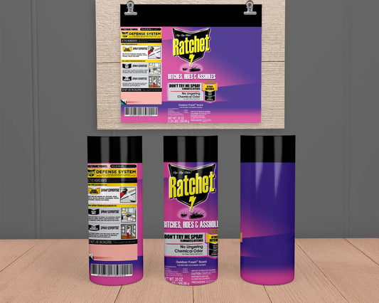 Ratchet Spray Purple- Stainless Steel Tumbler