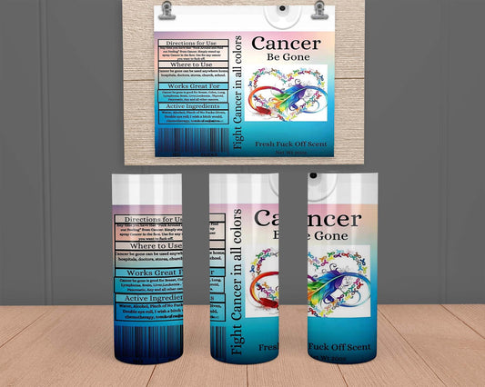 Cancer Be Gone Spray - Stainless Steel Tumbler