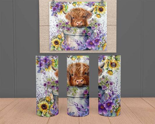 Highland cow - Stainless Steel Tumbler