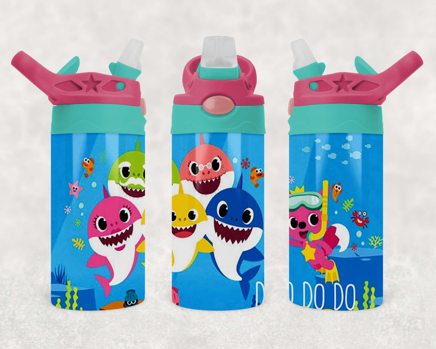 Baby Shark - Children's Tumbler, Kid's Water Bottle, Water Bottle, Tod