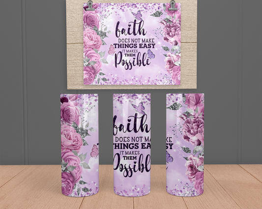 Faith - Stainless Steel Tumbler