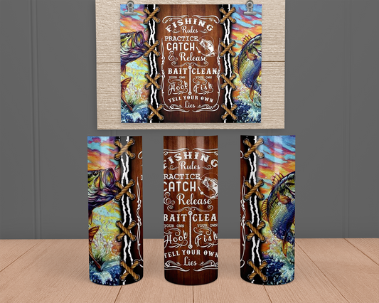 Fishing Rules - Stainless Steel Tumbler