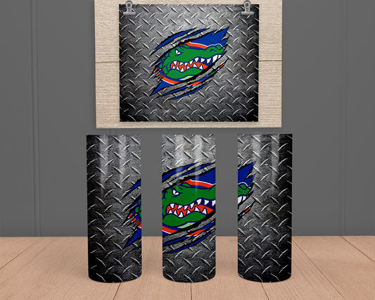 Florida Gators - Metal- Stainless Steel Tumbler