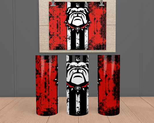 GA Bulldogs - Stainless Steel Tumbler