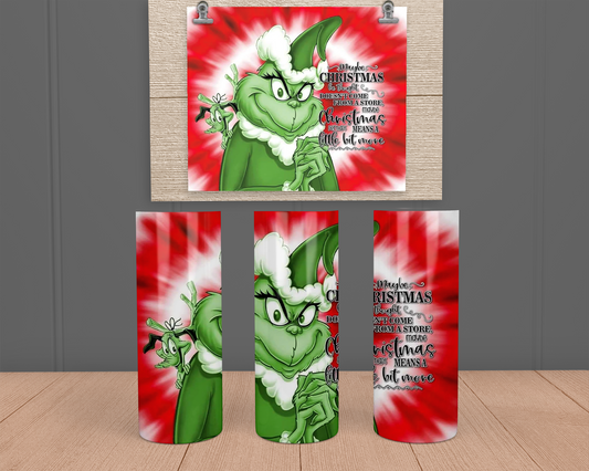 Grinch- Stainless Steel Tumbler