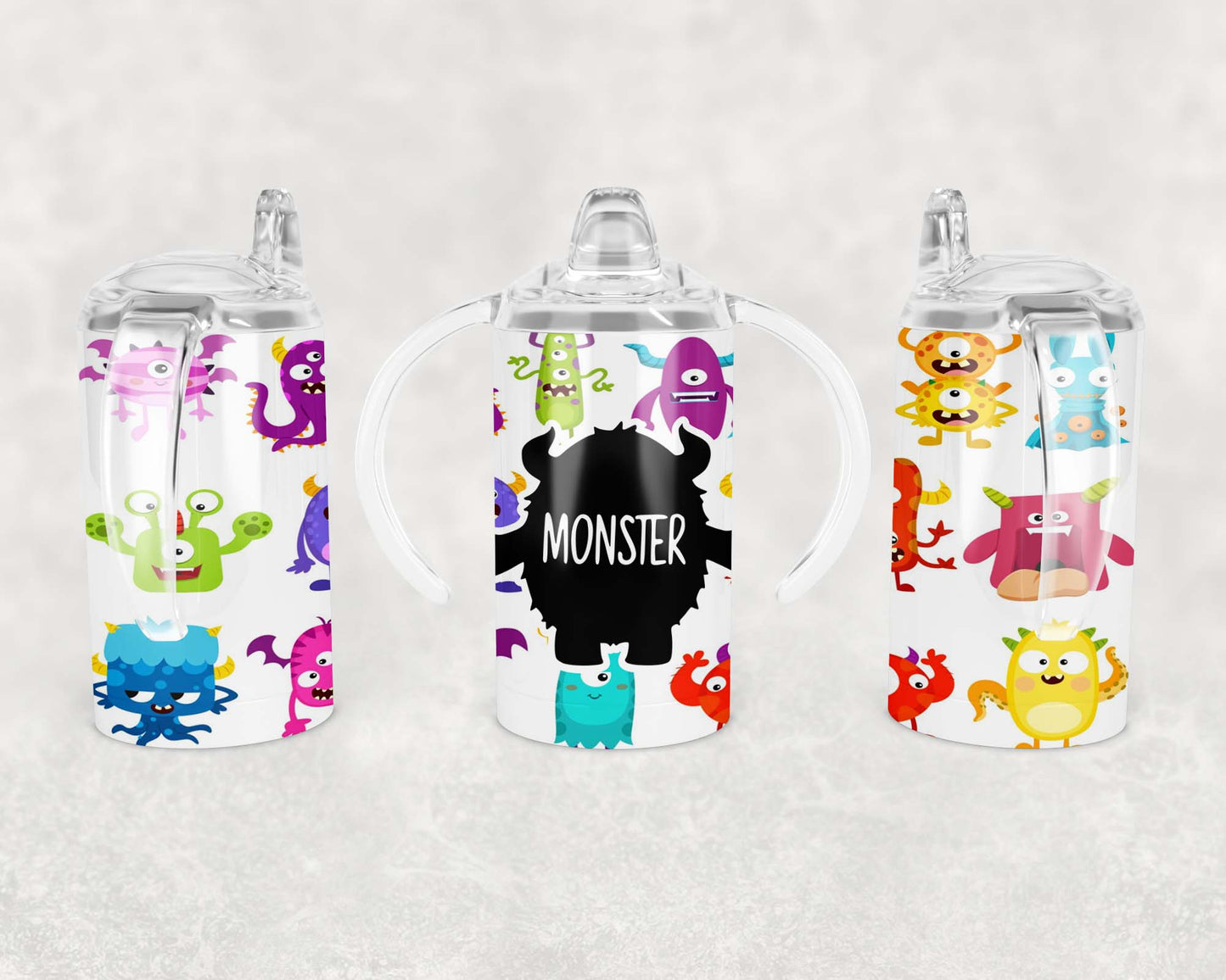 Monster - Sippy Cup, Children's Tumbler, Kid's Water Bottle, Water Bottle, Toddler, Stainless Steel Tumbler