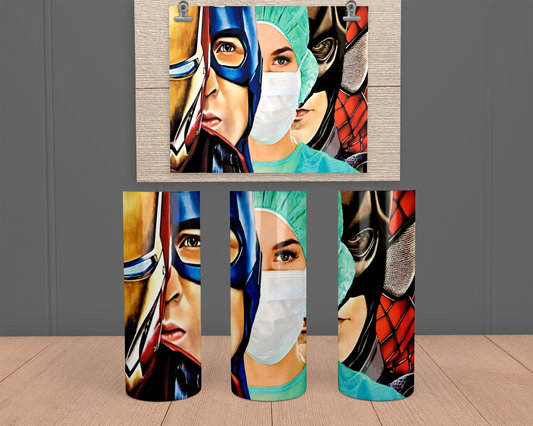 Nurse-Hero Stainless Steel Tumbler