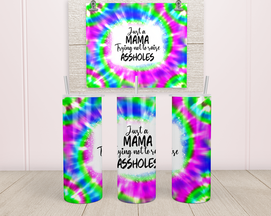 Tye-Dye - Assholes - Stainless Steel Tumbler