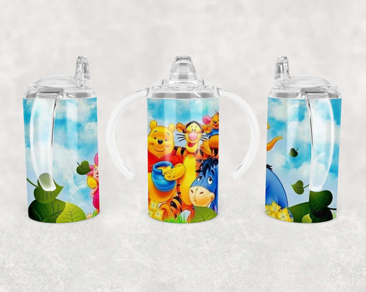 Pooh and Gang - Sippy Cup, Children's Tumbler, Kid's Water Bottle, Water Bottle, Toddler, Stainless Steel Tumbler
