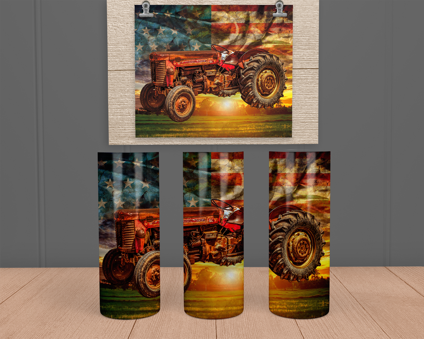 Tractor- Stainless Steel Tumbler