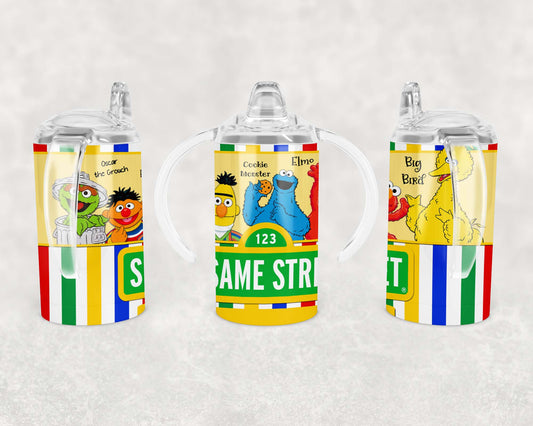 Sesame Street - Sippy Cup, Children's Tumbler, Kid's Water Bottle, Water Bottle, Toddler, Stainless Steel Tumbler