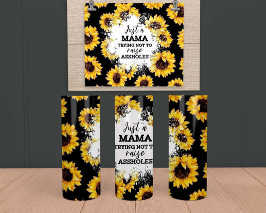 Sunflower - Assholes - Stainless Steel Tumbler