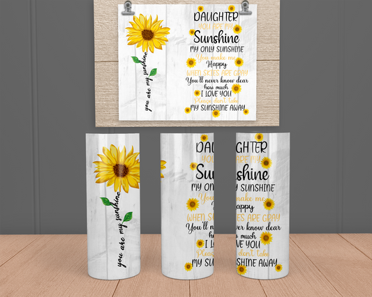 Sunflower Daughter - Stainless Steel Tumbler