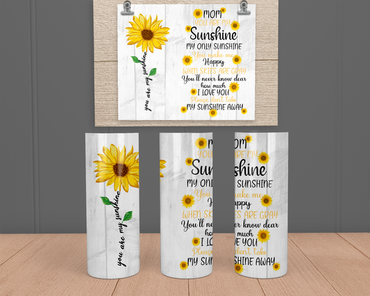 Sunflower Mom- Stainless Steel Tumbler