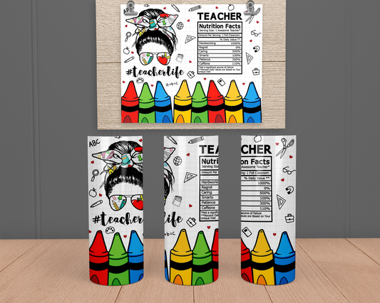 Teacher Life - Stainless Steel Tumbler