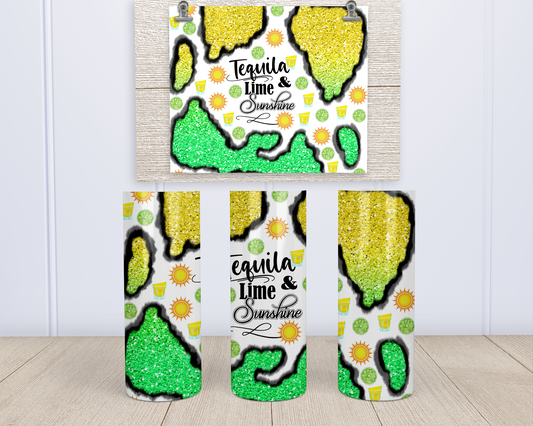 Tequila Lime Sunshine- Stainless Steel Tumbler