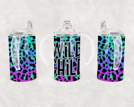 Wild Child - Sippy Cup, Children's Tumbler, Kid's Water Bottle, Water Bottle, Toddler, Stainless Steel Tumbler