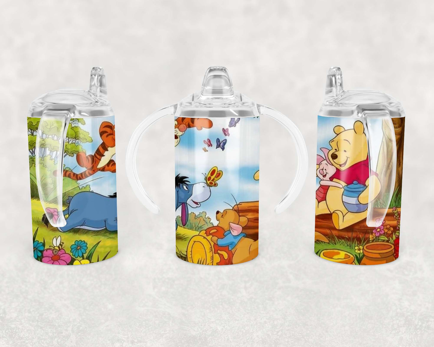 Pooh And Friends - Sippy Cup, Children's Tumbler, Kid's Water Bottle, Water Bottle, Toddler, Stainless Steel Tumbler
