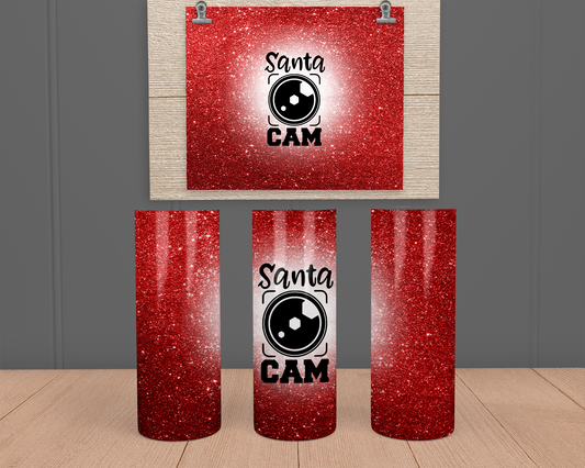 Santa Cam- Stainless Steel Tumbler